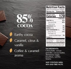 PACK OF 12 Lindt 85% Cocoa Dark Chocolate EXCELLENCE Bar – VALID EXPIRY DATES