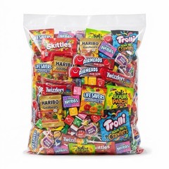 Assorted Candy Bag – Individually Wrapped Bulk Mix of Sour, Chewy & Fruity Ca…