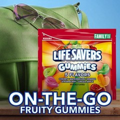 LIFE SAVERS 5 Flavors Gummies Candy Bag, Gummy 1.62 Pound (Pack of 6), Orange