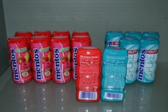 (15) Mentos Gum, 2 Flavors, 15 Pieces In Each, BB 08/2026+