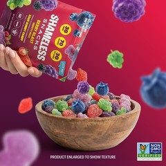Shameless Snacks Berry Blast Fruit & Gummy Candy Variety Pack Keto, High Fib…