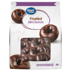 (4 Pack) Great Value Frosted Mini Donuts, 10 Oz
