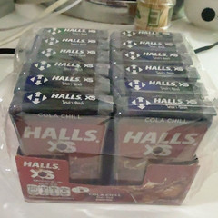 Halls XS Cola Chill Mini Mints Candy Bulk Refreshing Cola Flavor 12.6 g x 12