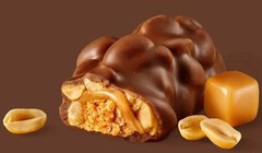 Payday CHOCOLATE/ORIGINAL Peanuts SNACK SIZE Bars Indiv Wrapped BULK – ONE POUND