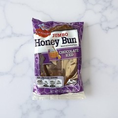 Cloverhill Jumbo Honeybuns, Chocolate Iced, Individually Packaged, Pack of 6