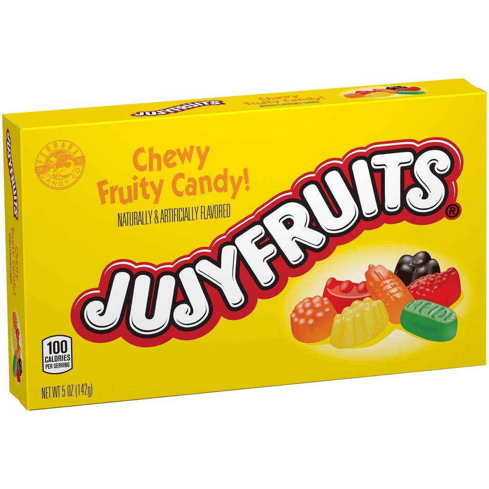 Jujyfruits Fruity Chewy Candy Theater Box, 5 5 Ounce (Pack of 1), Orange,Lime