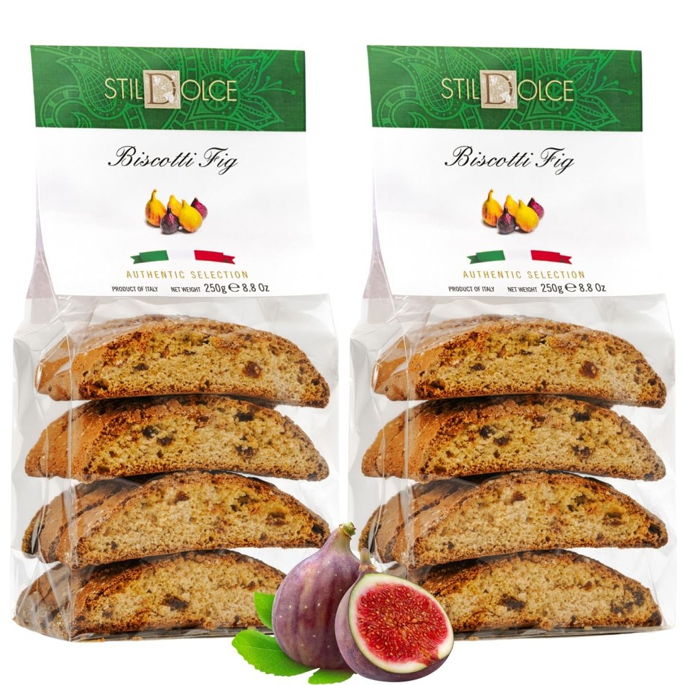 Italian SemiSoft Fig Biscotti | Made in Tuscany, Italy | Stildolce Traditiona…