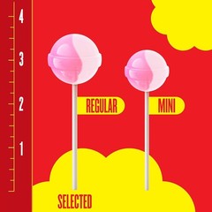 Chupa Chups Cremosa Lollipop Assortment, 2 Ice Cream 40 Count (Pack of 1)
