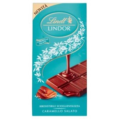 Lindt Chocolate | Lindor Salato Caramel Chocolate Tablet | 3,5 Oz /100 Gr