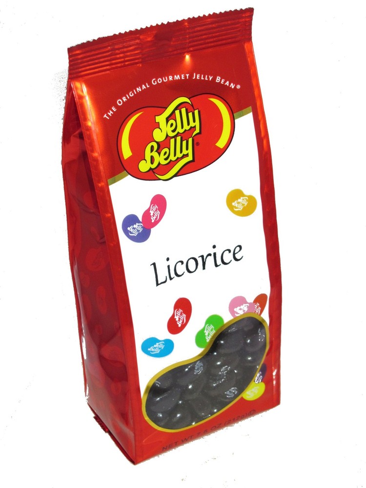 Fat Free Black Licorice Beans 7.5 Ounce Pack Candy Treats Snack