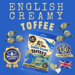 Walkers Nonsuch English Creamy Toffees Bag 5.29 Oz (Pack of 8) – Traditional …