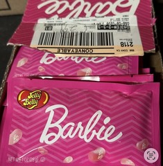 Jelly Belly Jelly beans BARBIE 1 oz ea 5 Assorted Flavors In Each Bag (20 Bags)