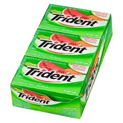 Trident Sugar Free Watermelon Twist Gum, 12 Pack (14 Pieces Each)