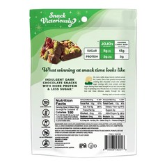 JoJo’s Dark Chocolate Pistachio Almond Cranberry Bites 14.40 Oz, Gluten-