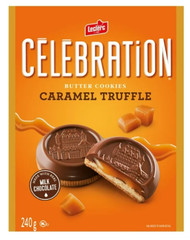 Celebration Milk Chocolate Butter Caramel Truffle Cookies, 240g (4 Pack)