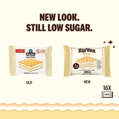 Rip Van Vanilla Keto Wafer Cookies, Healthy Vegan Snack, Non GMO, Low Carb, L…