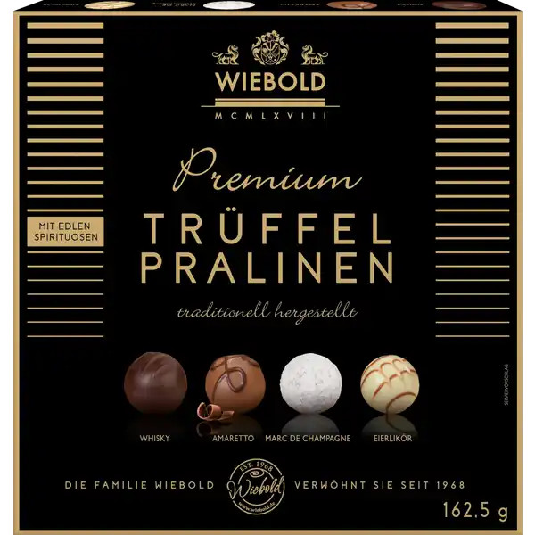 WIEBOLD Premium praline truffles 1 box -Made in Germany-FREE SHIPPING
