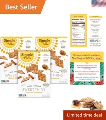 Crispy Honey Cinnamon Seed Thins – All-Natural Gluten-Free Snacks (3 Pack)