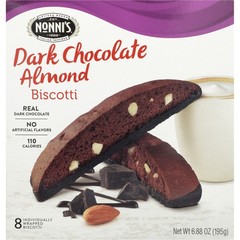 Nonni’S Biscotti Dark Chocolate Almond 8 Individually Wrapped Bars 6.88 6 Pack