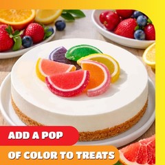 Fruit Slices – 2 2 Pound (Pack of 1), red, purple, green, yellow, orange