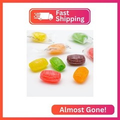 Assorted Fruit Hard Candy 2 lb | Flavors (Orange, Cherry, Lemon, Apple, Grape) |