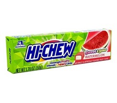 5 Sticks Hi-Chew SWEET & SOUR WATERMELON Morinaga Fruit Chews Candy 1.76 oz. Ea