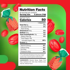 Arcor Strawberry Bon Bons 2 Pound Bulk Filled Hard Candy Individually Wrapped