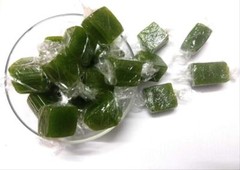 Aam Papad Dried Raw Mango Cubes Toffee Jelly Candy Green Colour Tasty Fruit Bar