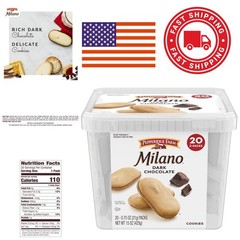 Rich Dark Chocolate Cookies 20 Snack Packs 0.75 Ounces Perfect For Indulgence