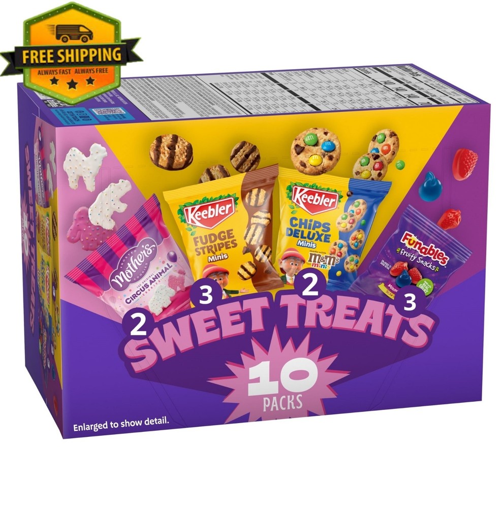 Keebler Sweet Treat Variety Pack 10 Count Cookies & Snacks 9.4 oz Box Mix