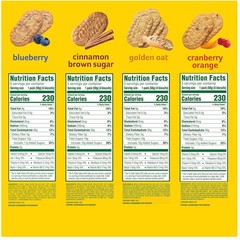 Variety Pack Breakfast Bars, Cholesterol-Free, Kosher~