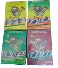 PULPARINDO 4 BOXS MEXICANA CANDY MANGO.WATERMOLON. TAMARIND O. TAMARIND 80 BARS