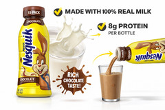 NESQUIK Chocolate Milk 8 fl oz Bottles – 15 Pack Ready-to-Drink