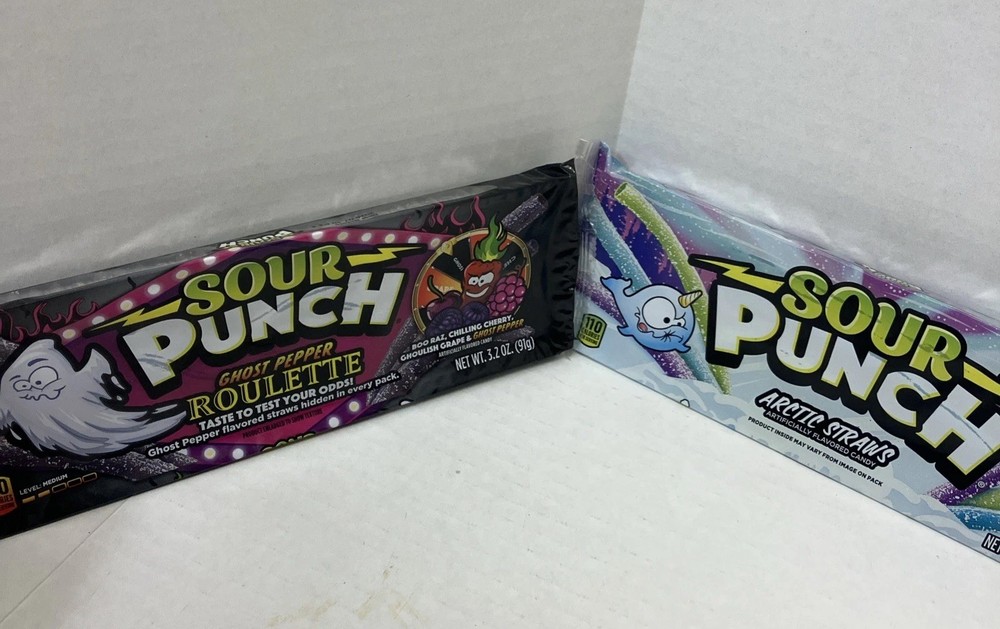 (A lot of 4 Sour Punch) Arctic, Ghost Pepper, Easter Straws and Frakenstraws