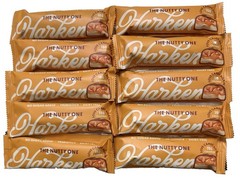 Harken Peanut Date Chocolate Candy Bar, No Added Sugar, 10 Bars.