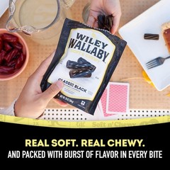 Resealable Bag of Australian Black Licorice, 72 Oz, 3-Pack