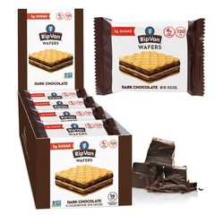Rip Van Dark Chocolate Wafer Cookies – Healthy Snacks – Non GMO, Keto, Low Ca…