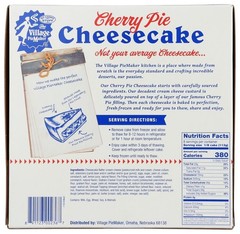 Village Piemaker, Cherry Pie Cheesecake 2 Lb