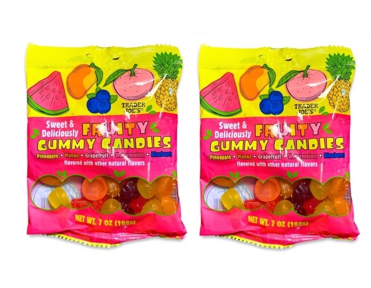 2 pack Trader Joe’s Fruity Gummy Candies Sweet & Delicious 7oz