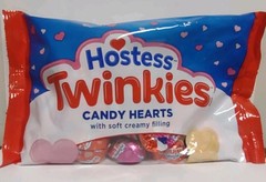 Hostess Twinkies Candy Hearts With Soft Creamy Filling Valentines Day 10oz Bag