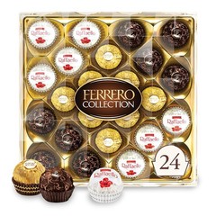 Ferrero Collection, 24 Count, Premium Gourmet Assorted Hazelnut Milk – 9.1 oz