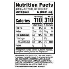 SOUR PATCH KIDS Glow Ups Strawberry-Watermelon Soft & Chewy Candy, Bulk Candy, 1