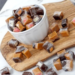 Assorted Caramel Squares Candy, 2 Pound Bulk Bag (Approximately 125 pieces),…