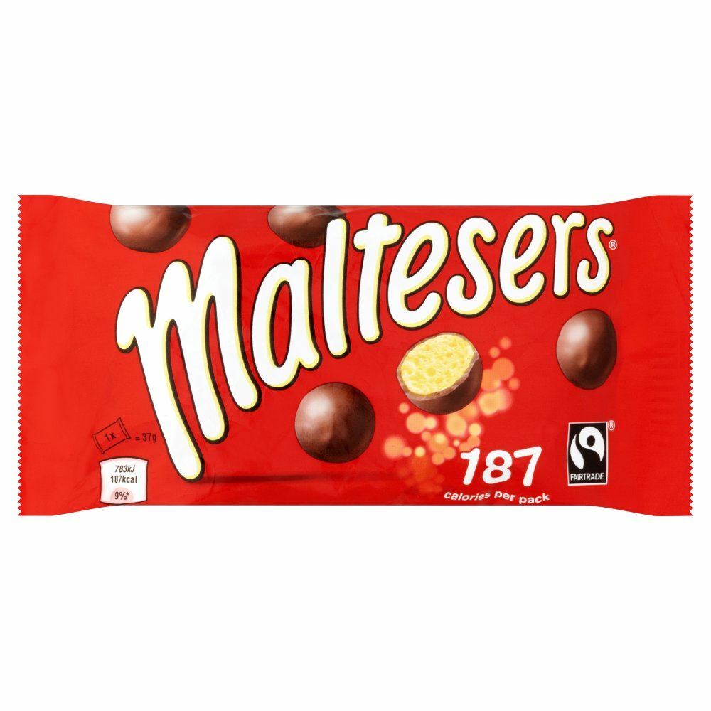 Maltesers Bags – 37g – Pack of 12 (37g x 12 Bags) (1.31 oz x 12)