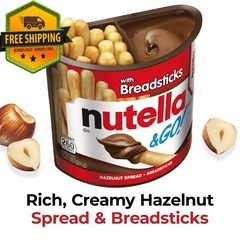 Nutella & GO Chocolate Hazelnut Spread 1.8oz Cups (4 Pack)