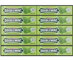 Wrigley Doublemint 5 Stick Gum (40 packs) 5 Count (Pack of 40), Green