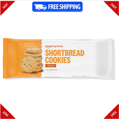 Happy Belly Pecan Shortbread Cookies 11.3 oz – Real Pecans, No HFCS