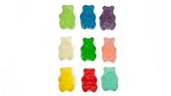 Yupik Gummy Bears 12 Flavors, 1kg/2.2 lbs.., (Imported from Canada)