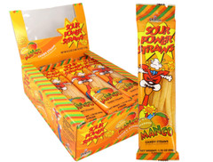 Sour Power Mango Candy Straws, 1.75 Ounce – 24 Count