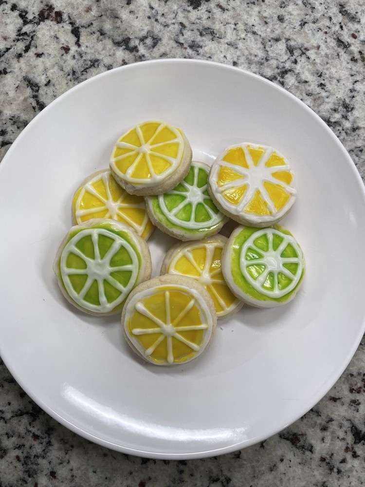 Gluten Free Lemon And Lime Sugar Cookies – Homemade – One Dozen